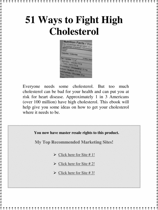Product picture 21 Ways to Lower Cholesterol
