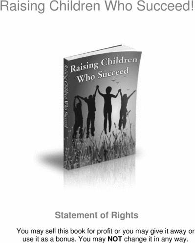 Product picture How To Raise Children To Succeed